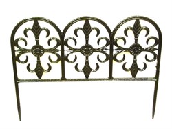 Забор садовый литой "Византия" тип 4 - фото 5839