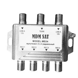 Мультисвитч пассивный MDMSAT MS-34(3x4) - фото 6400