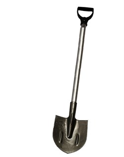 лопата штыковая усиленная с алюминиевой ручкой - фото 8716